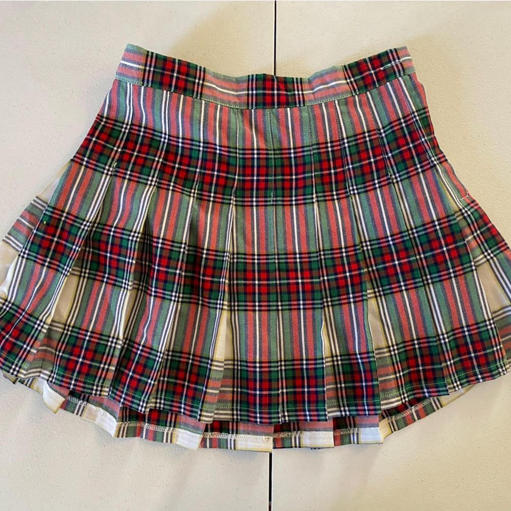 AERIE discontinued plaid pleated skirt!